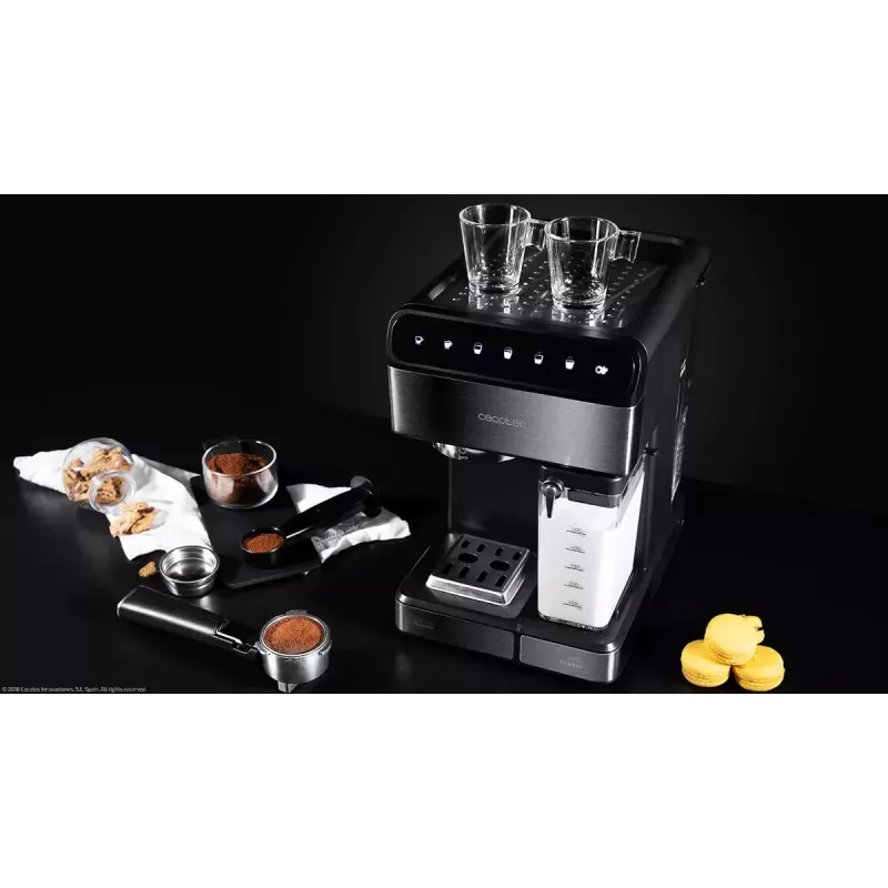Espresso stroj CECOTEC Power Instant-ccino 20 Touch – plne automatický, 1,4 l nádrž na vodu, 2 šálky, 1350 W