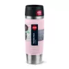 Cestovný hrnček EMSA Travel Mug Waves Grande 500 ml ružový, nerezová oceľ