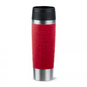 Cestovný hrnček EMSA Travel Mug Classic N2022200 500 ml čierny, červený, nerezová oceľ nerezová oceľ