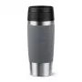Cestovný hrnček EMSA Travel Mug Classic 360 ml sivý nerezový cestovný hrnček