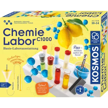 Kosmos Chemielabor C1000, experimentálna súprava, chémia, 10 rokov