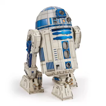 4D Build, Star Wars R2-D2 kartónová stavebnica 201 dielov | Star Wars hračka na stôl | konštrukčná hračka | 3D stavebnice pre dospelých a mládež od 12 rokov