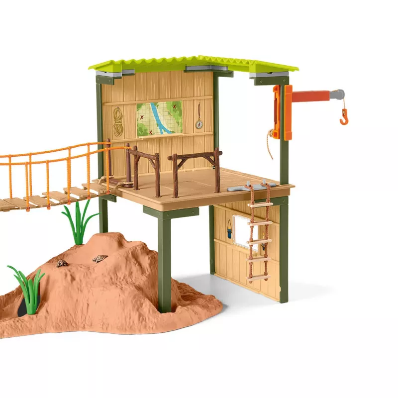 Zoo schleich WILD LIFE strážna dobrodružná stanica viacfarebná 3-8 rokov