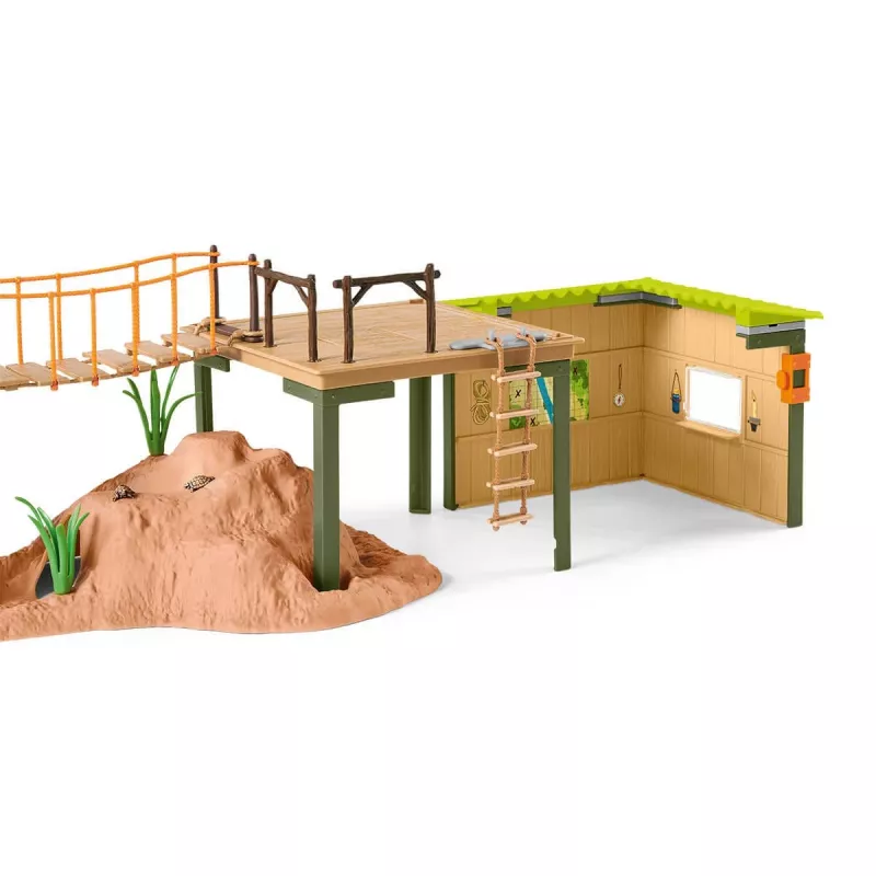 Zoo schleich WILD LIFE strážna dobrodružná stanica viacfarebná 3-8 rokov