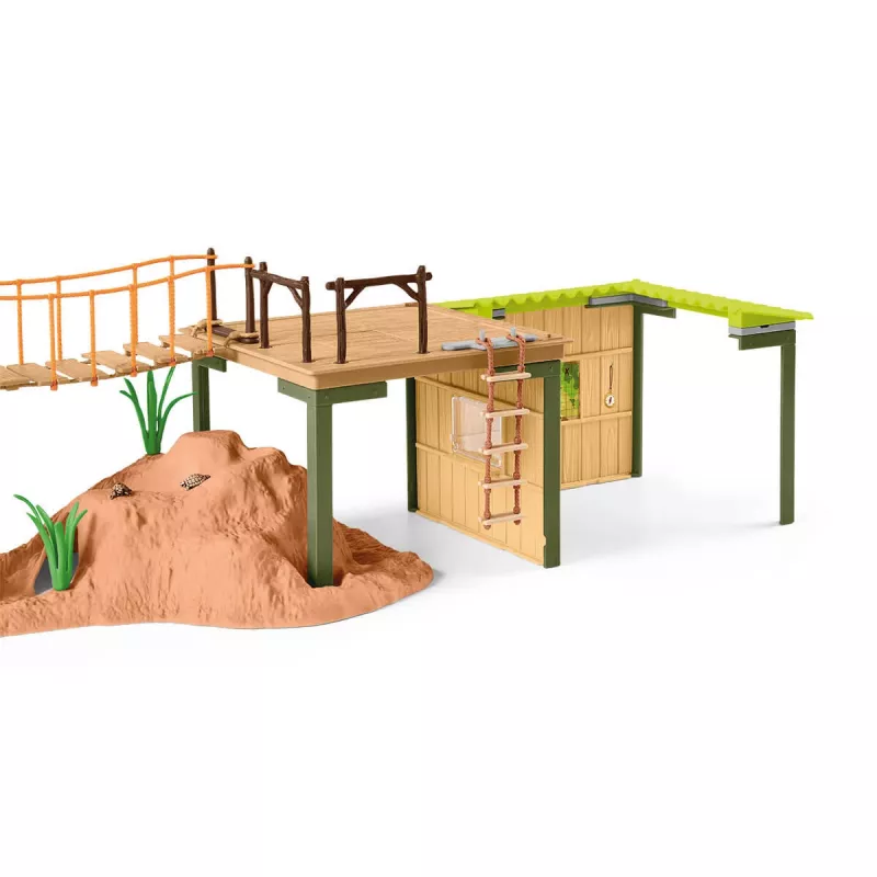 Zoo schleich WILD LIFE strážna dobrodružná stanica viacfarebná 3-8 rokov