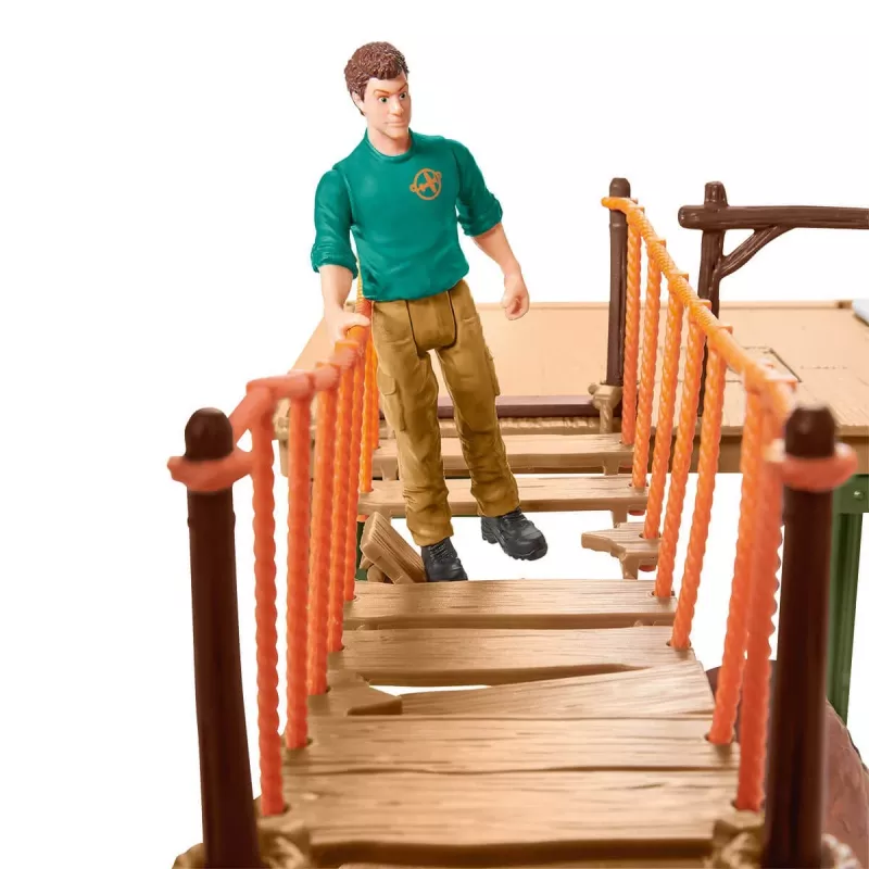 Zoo schleich WILD LIFE strážna dobrodružná stanica viacfarebná 3-8 rokov