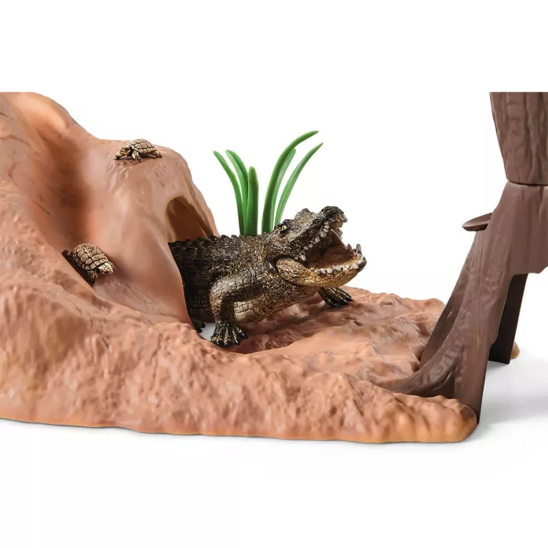 Zoo schleich WILD LIFE strážna dobrodružná stanica viacfarebná 3-8 rokov