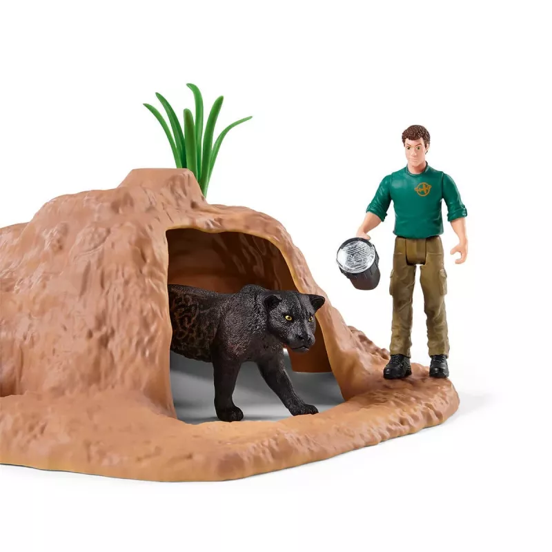 Zoo schleich WILD LIFE strážna dobrodružná stanica viacfarebná 3-8 rokov