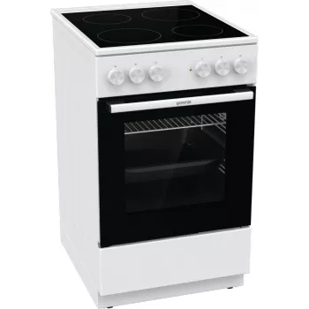 Gorenje GEC5A21WG Voľne stojaci sporák elektrický sklokeramická varná doska biela