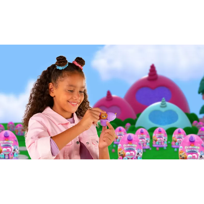 Figúrka Zuru Rainbocorns Eggzania Surprise séria 1 — triedená zberateľská figúrka (jeden kus)
