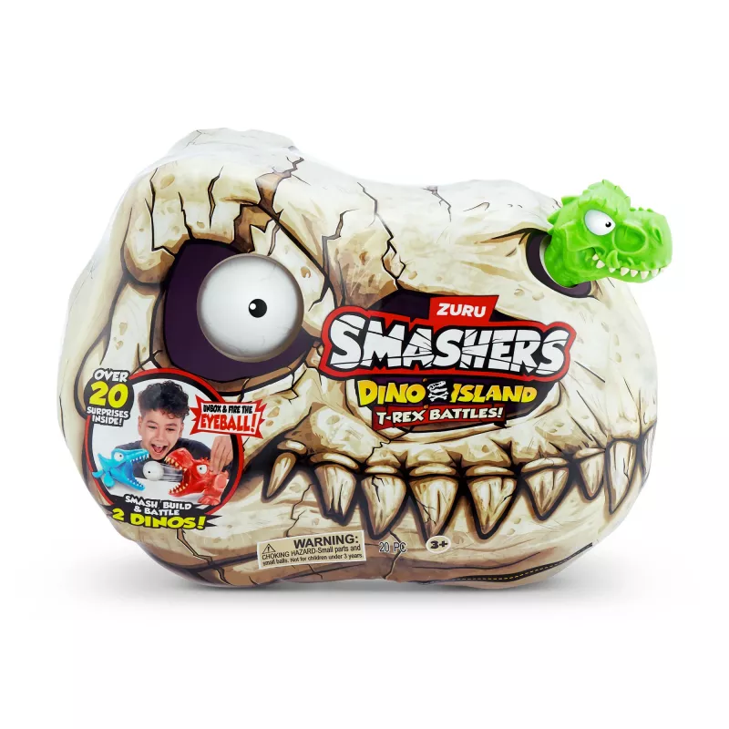 Zuru Smashers T-Rex Battles figúrka – zberateľská dinosaurová akčná figúrka, triedené modely