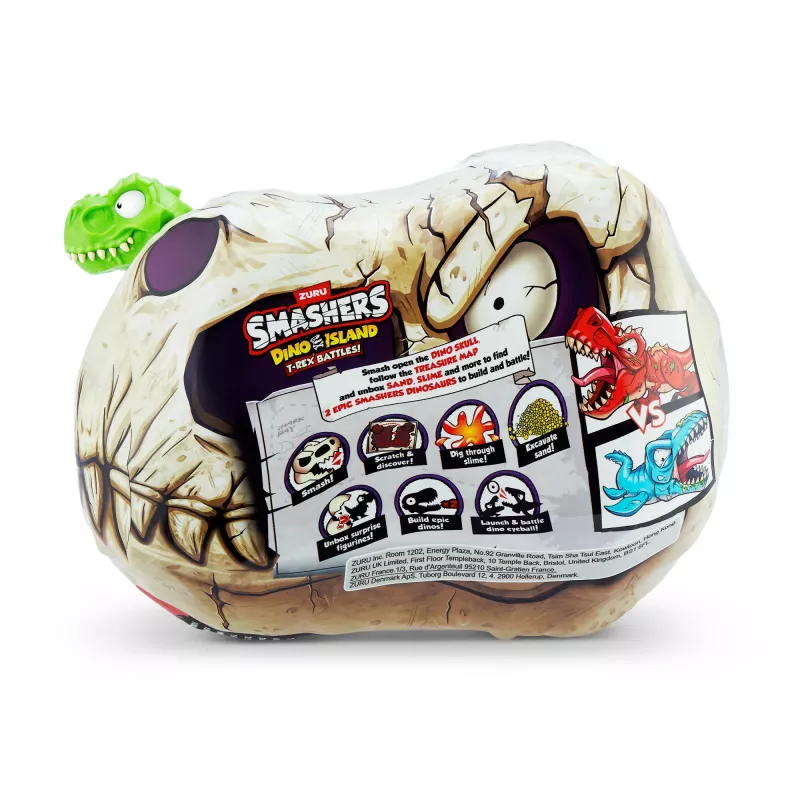 Zuru Smashers T-Rex Battles figúrka – zberateľská dinosaurová akčná figúrka, triedené modely