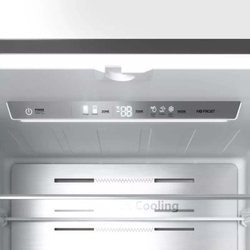 Hisense RF632N4WIE Side-by-Side chladnička voľne stojaca 485 L sivá, nerez