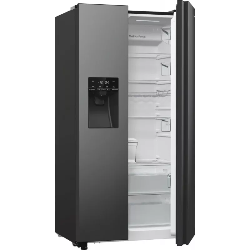 Hisense RS5P535NTFE Side-by-Side chladnička voľne stojaca 566 L čierna