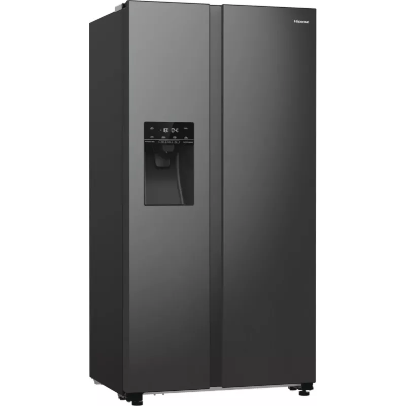 Hisense RS5P535NTFE Side-by-Side chladnička voľne stojaca 566 L čierna