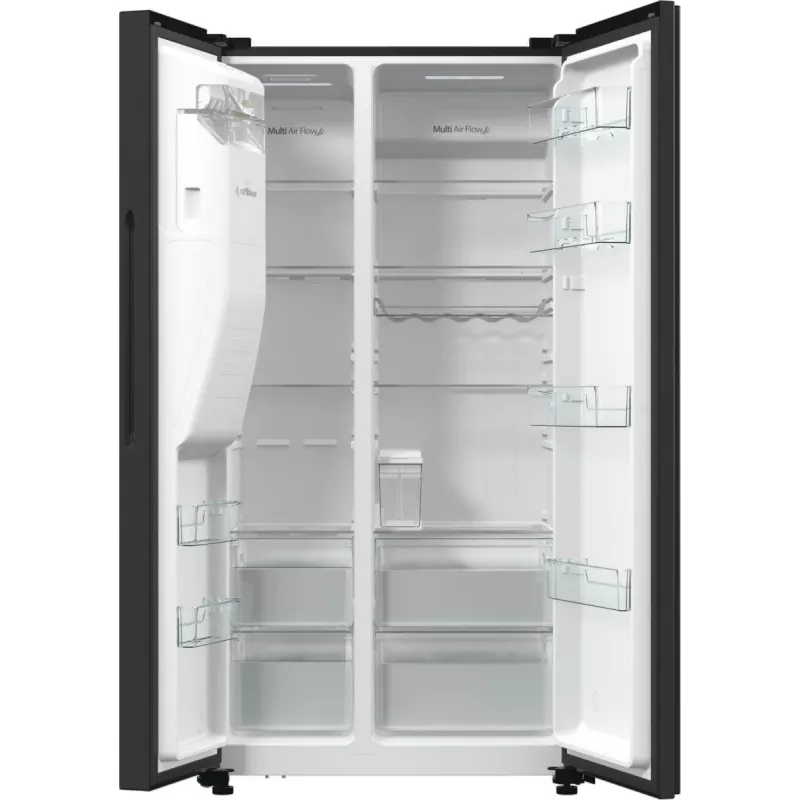 Hisense RS5P535NTFE Side-by-Side chladnička voľne stojaca 566 L čierna