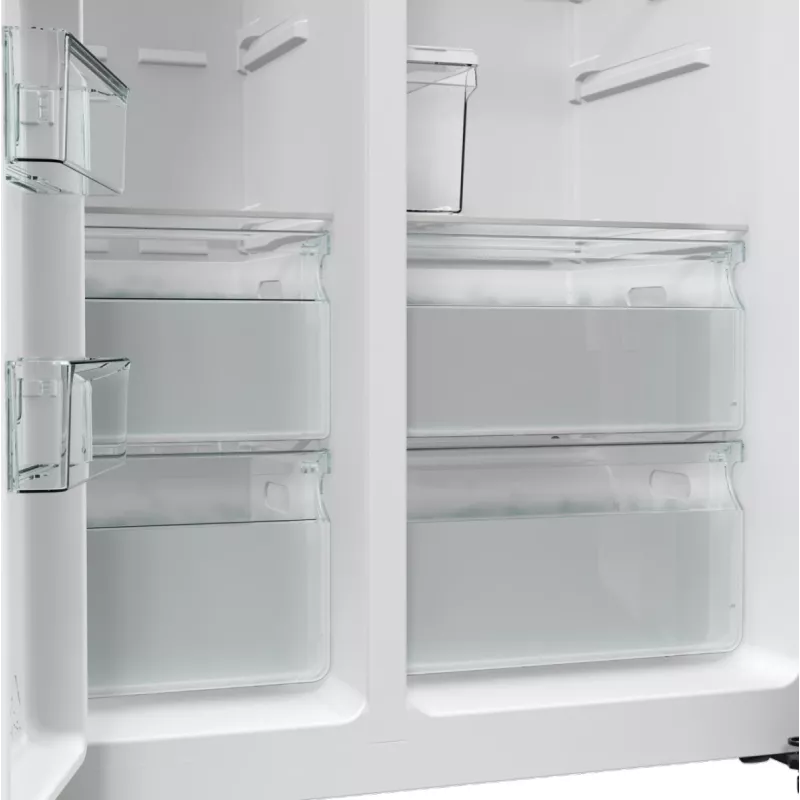 Hisense RS5P535NTFE Side-by-Side chladnička voľne stojaca 566 L čierna