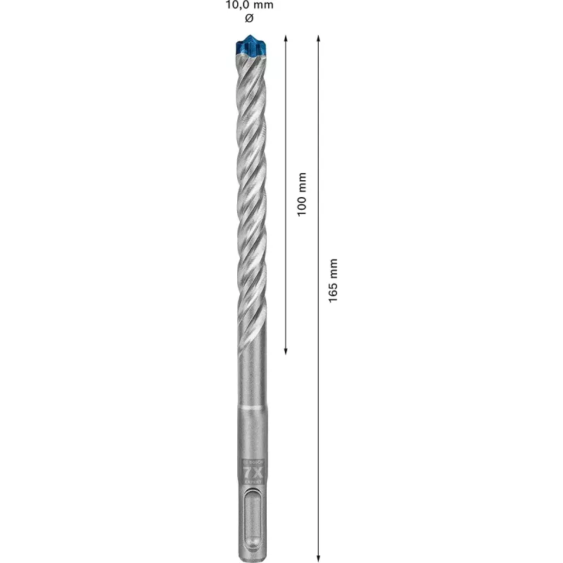 Bosch Expert SDS-plus-7X Vrták do kladiva 5 mm x 165 mm, 10 ks (2608900158)