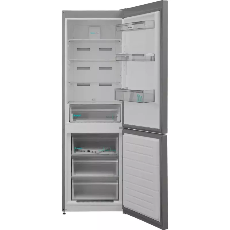 Sharp SJ-BA09RMXLC-EU, chladnička s mrazničkou (nehrdzavejúca oceľ)