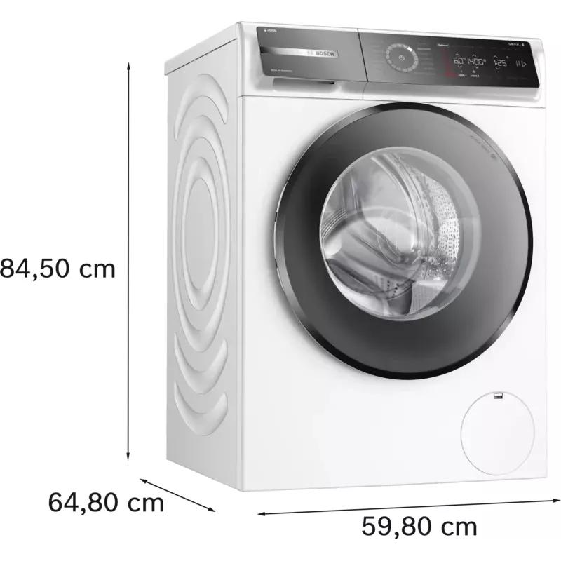Bosch Serie 8 WGB244AW0 práčka s predným plnením 9 kg 1400 ot/min biela