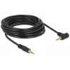 Audio kábel 3,5 mm M/M DeLOCK 83760 5 m čierny