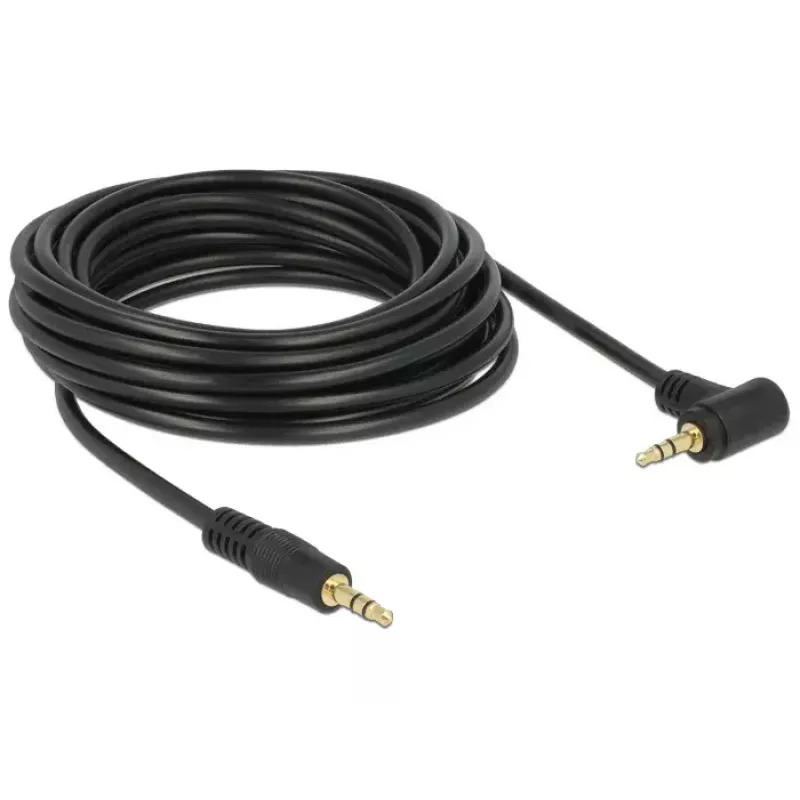 Audio kábel 3,5 mm M/M DeLOCK 83760 5 m čierny