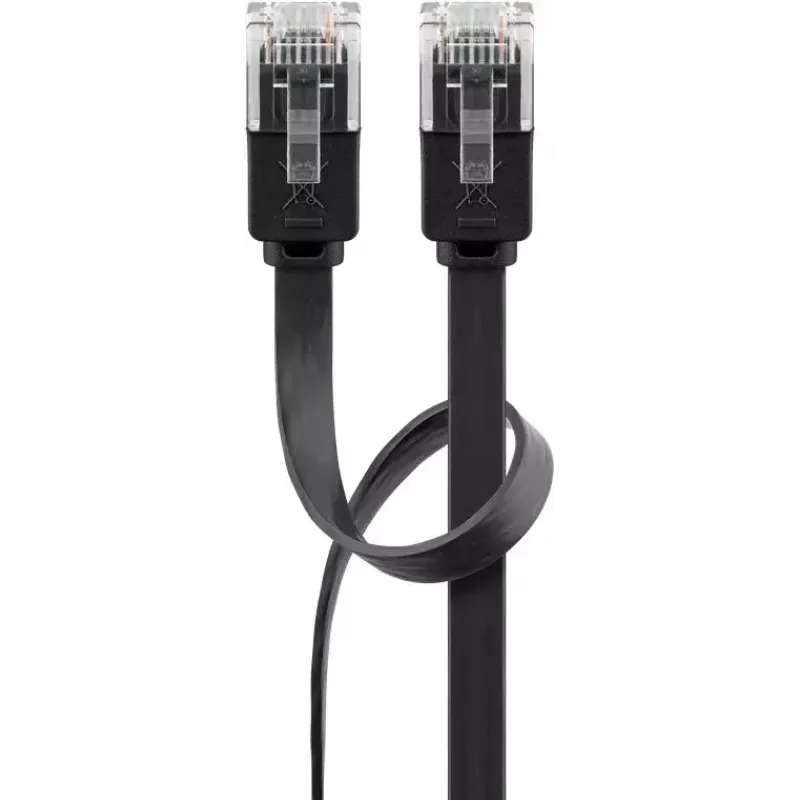 Sieťový kábel Goobay 95380 RJ-45 Cat6 1 m čierny