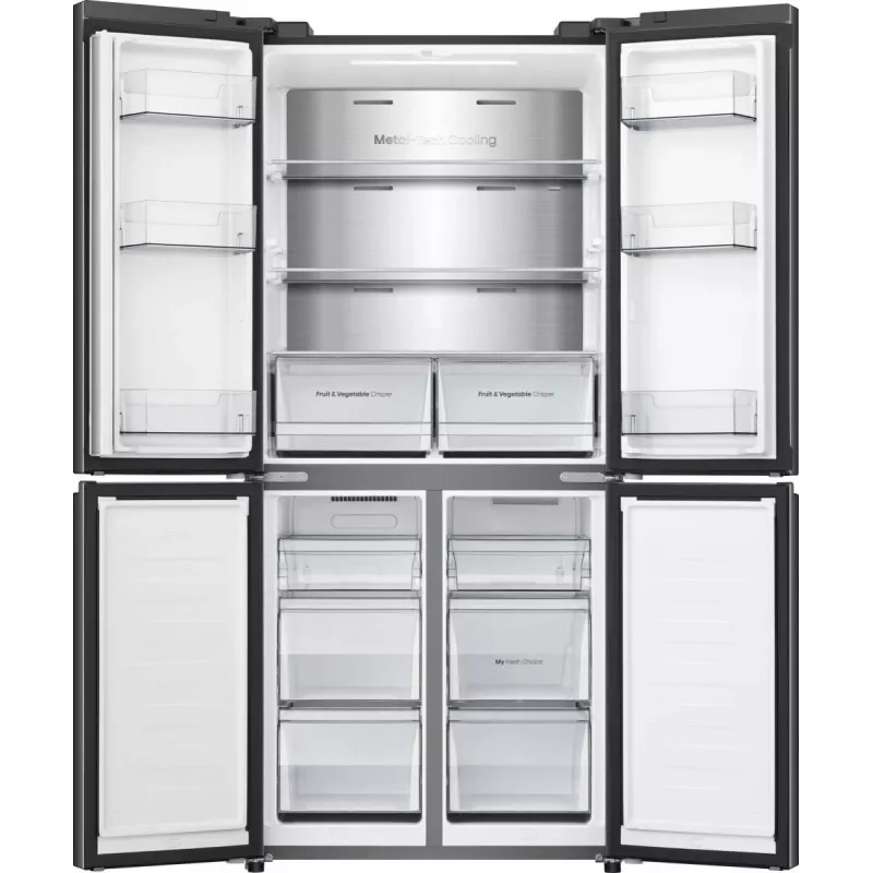 Hisense RQ5P470SAFD voľne stojaca 483 l čierna, nerez