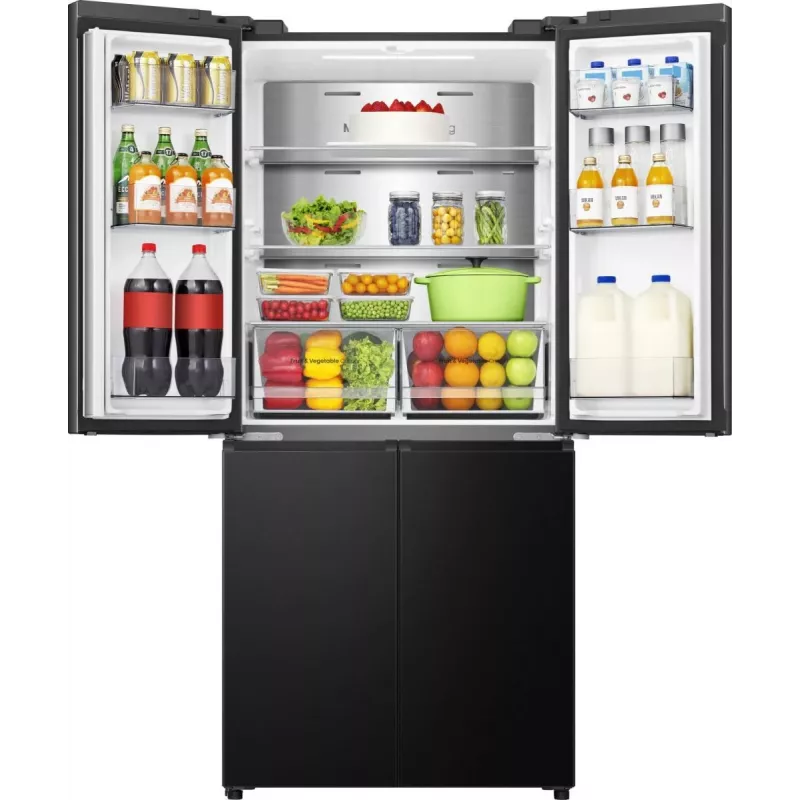 Hisense RQ5P470SAFD voľne stojaca 483 l čierna, nerez