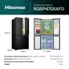 Hisense RQ5P470SAFD voľne stojaca 483 l čierna, nerez