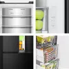 Hisense RQ5P470SAFD voľne stojaca 483 l čierna, nerez