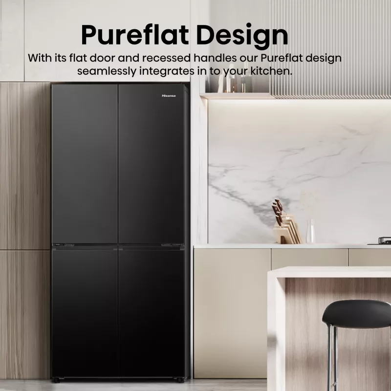Hisense RQ5P470SAFD voľne stojaca 483 l čierna, nerez
