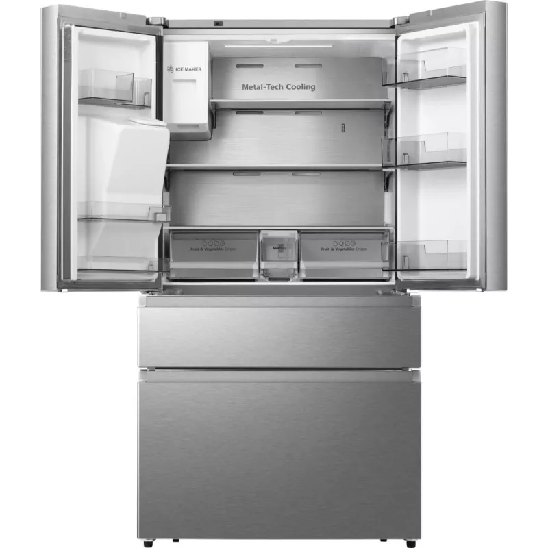 Hisense RF728N4SASE voľne stojaca 560 l nerez
