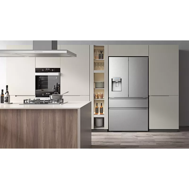 Hisense RF728N4SASE voľne stojaca 560 l nerez