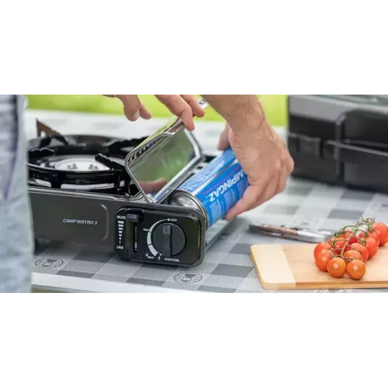 Kartušový varič Campingaz Camp Bistro 3, 1 varná zóna, manuálne ovládanie