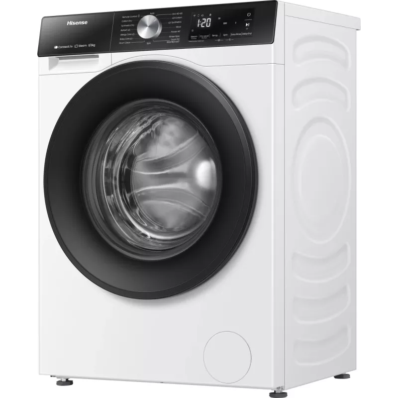 Hisense WD3S8043BW3 práčka so sušičkou voľne stojaca predné plnenie biela