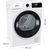 Gorenje DHNE83 sušička bielizne voľne stojaca predné plnenie 8 kg biela