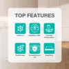 Gorenje mraznička FN619DAXL6 BK065B, 280 L, 12,6 kg/24h, SN-N, No-Frost systém, D, sivá