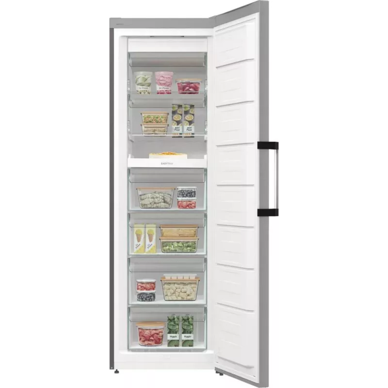 Gorenje mraznička FN619DAXL6 BK065B, 280 L, 12,6 kg/24h, SN-N, No-Frost systém, D, sivá