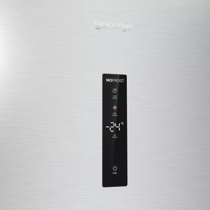 Gorenje mraznička FN619DAXL6 BK065B, 280 L, 12,6 kg/24h, SN-N, No-Frost systém, D, sivá
