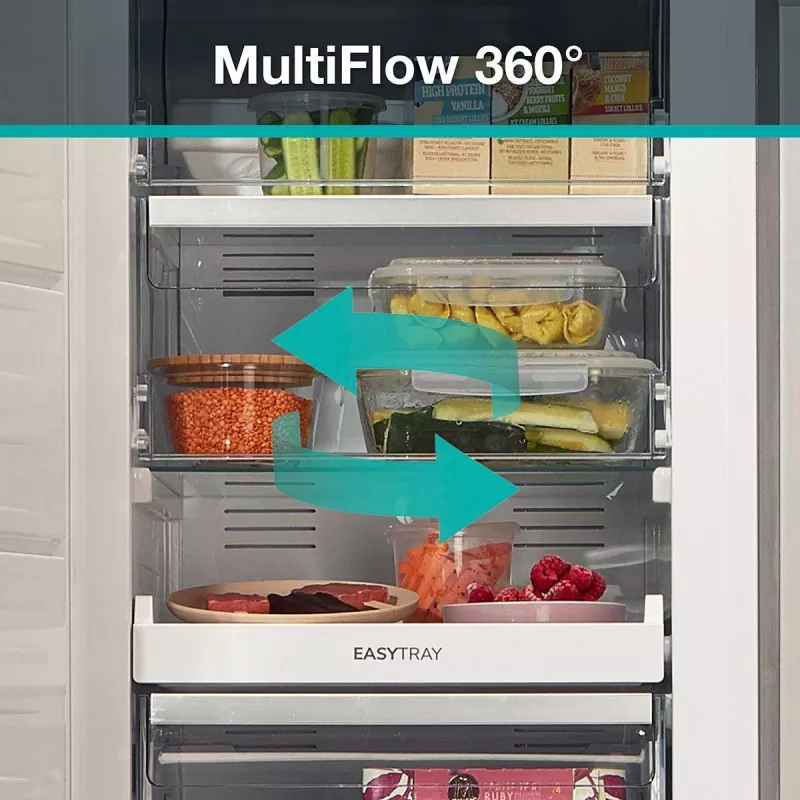 Gorenje mraznička FN619DAXL6 BK065B, 280 L, 12,6 kg/24h, SN-N, No-Frost systém, D, sivá