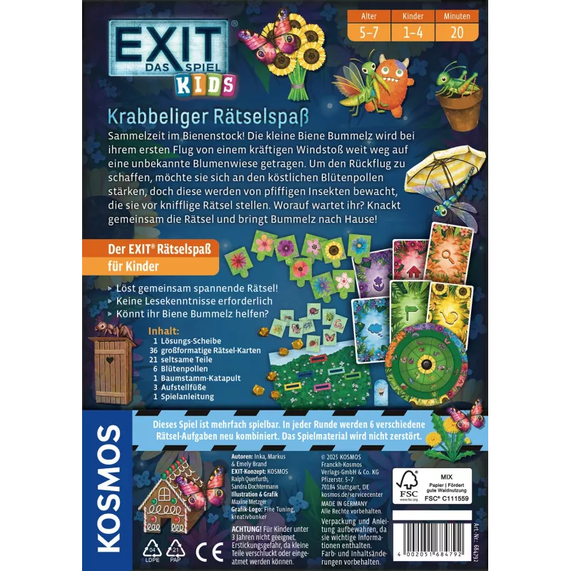 Kosmos 47879024 stolová/kartová hra 20 min puzzle