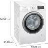 Siemens iQ500 WU14UT71 práčka plnenie spredu 8 kg 1400 ot/min biela