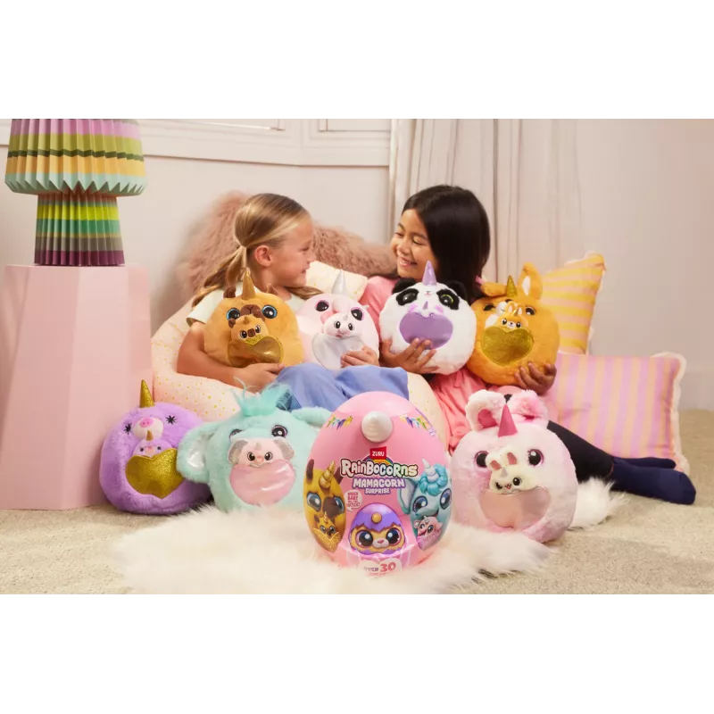 Hracia figúrka Zuru Mamacorn Surprise – zberateľská Rainbocorns samostatná figúrka sortiment