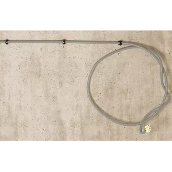 Káblové viazačky s bočným vstupom FISCHER 37573 — nylon, 200 mm × 3,6 mm, čierna, 100 kusov