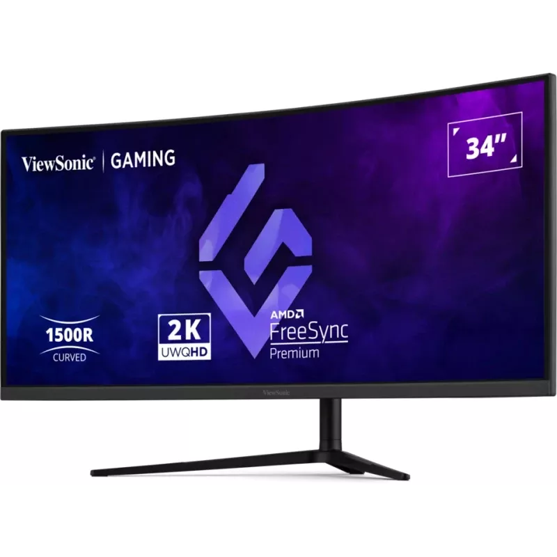 Viewsonic VX3418C-2K počítačový monitor 86,4 cm (34 inch) 3440 x 1440 pixelov UltraWide Quad HD čierny