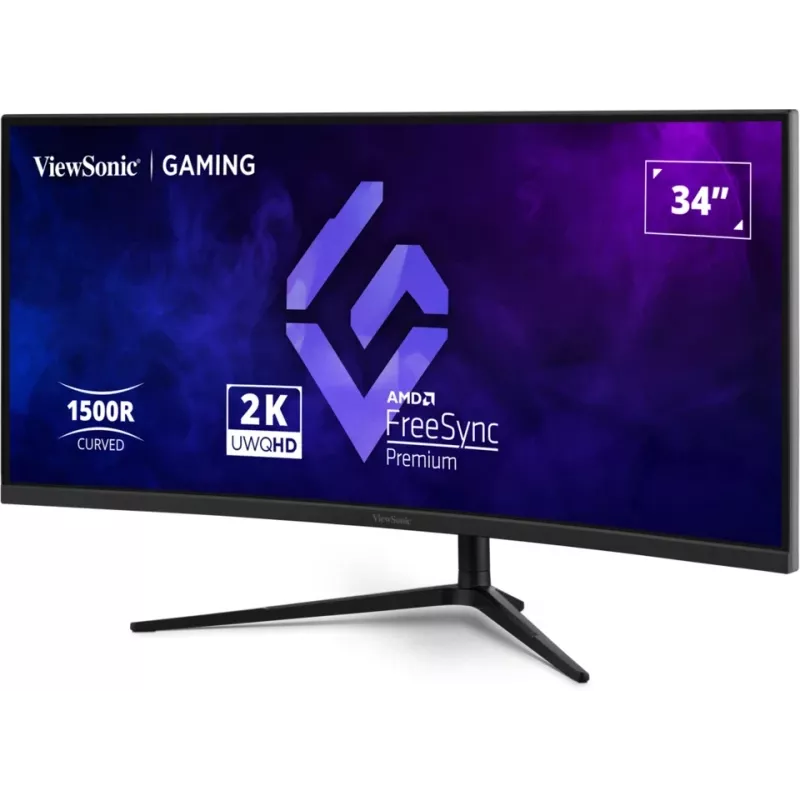 Viewsonic VX3418C-2K počítačový monitor 86,4 cm (34 inch) 3440 x 1440 pixelov UltraWide Quad HD čierny