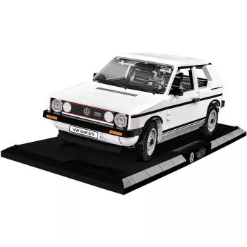 Stavebnica modelu v mierke 1:12 Cobi Volkswagen Golf GTI 1976–1983 Executive Edition — detailná zostaviteľná replika