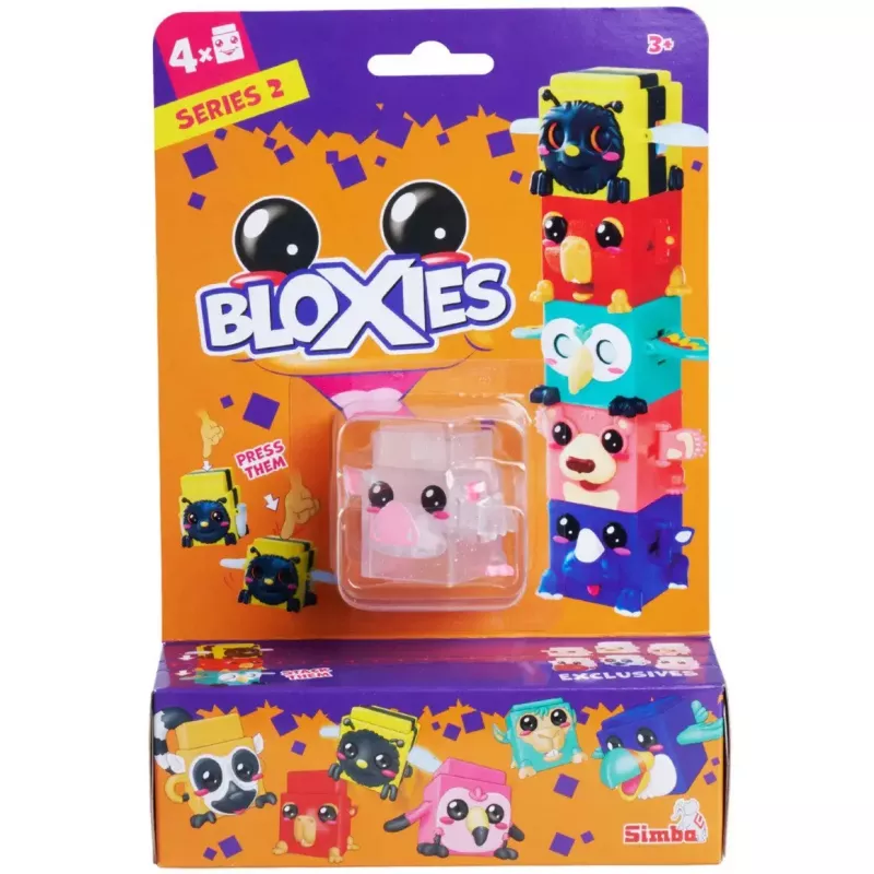 Balíček figúrok, Simba-Dickie Bloxies séria 2 — sortiment 4 figúrky