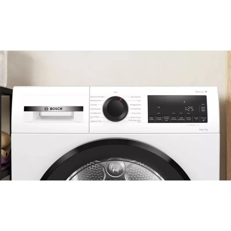 Bosch Serie 6 WQG243D41 sušička bielizne voľne stojaca predné plnenie 9 kg biela